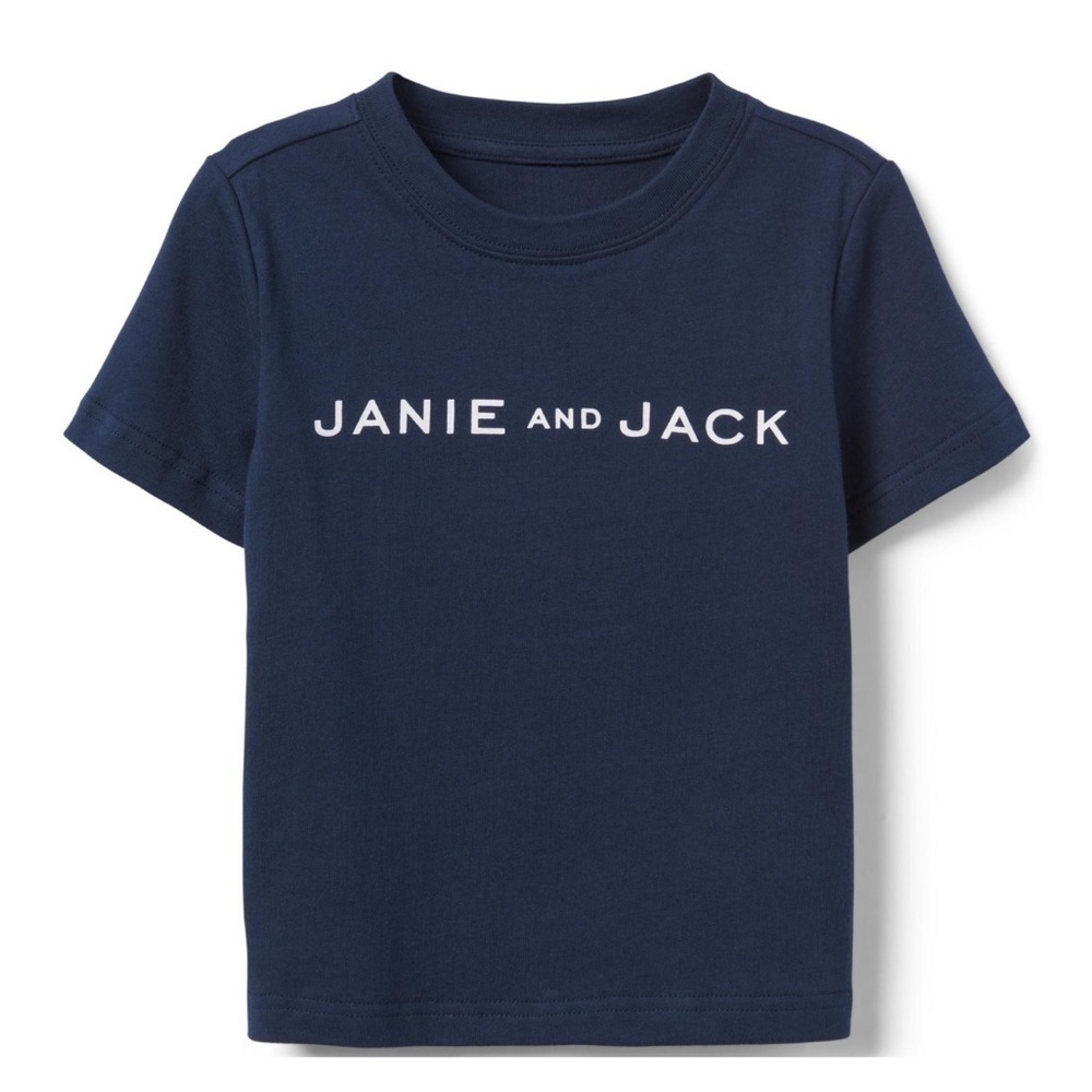 Janie and Jack Logo Tee, New with Tags
